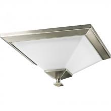 Progress P3854-09 - Clifton Heights Collection Brushed Nickel One-Light 12-1/2" Flush Mount