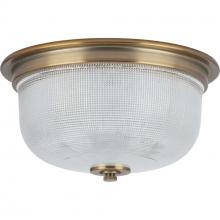 Progress P3740-163 - Archie Collection Two-Light 12-3/8" Close-to-Ceiling