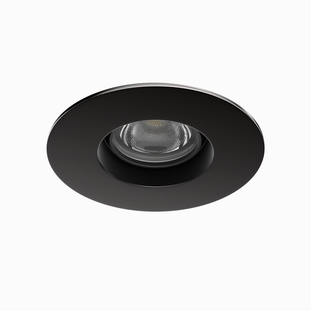 Ocularc 1.0 LED Round Open Adjustable Trim with Light Engine and New Construction or Remodel Housi