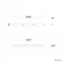 WAC US WS-71534-30-BN - Spectacle Bath & Wall Sconce
