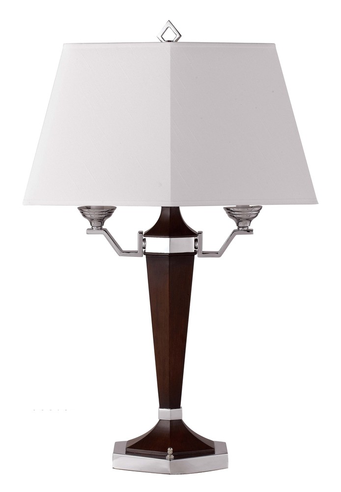 60W X 2 RESIN/METAL DESK/TB LAMP