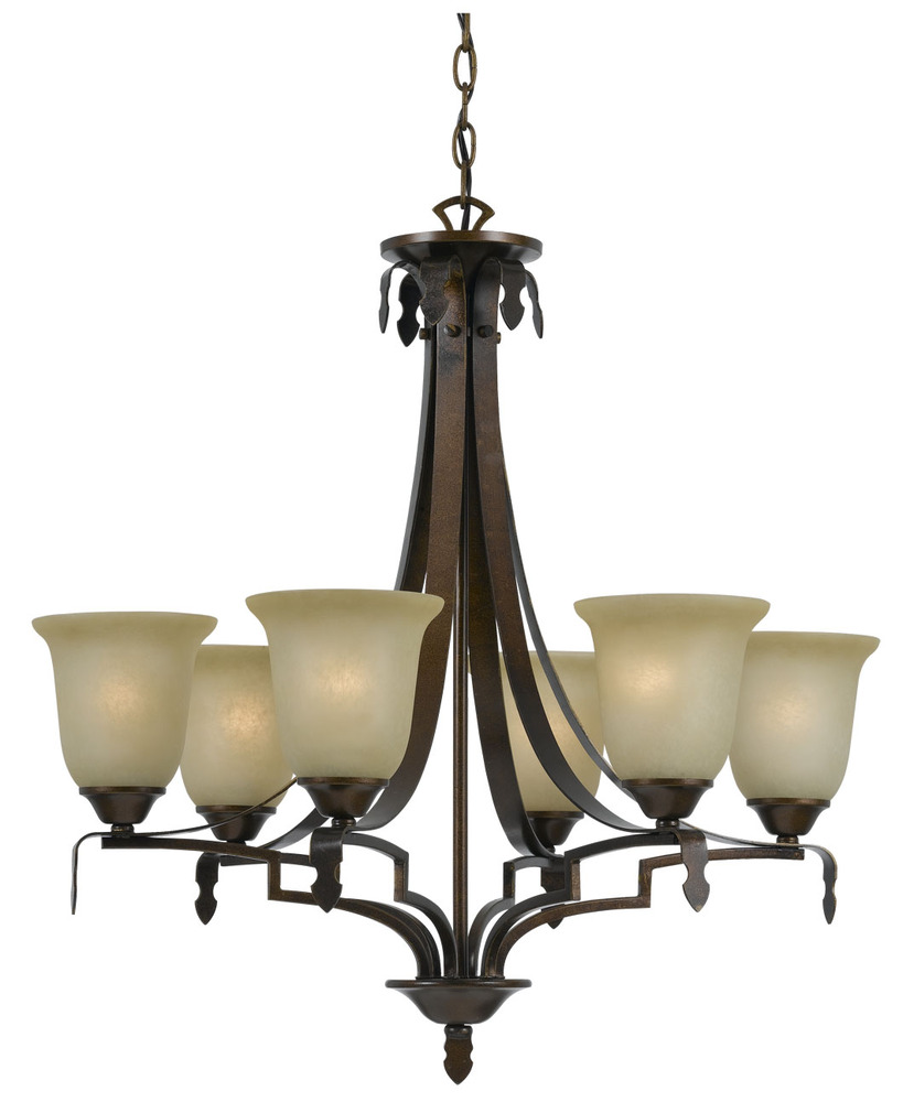 60W X 6 Dabois 6 Light Chandelier