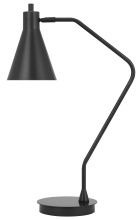 CAL Lighting BO-3177TB-GR - Type A LED Bulb 12W Max. Capstone Task Metal Table Lamp with Swivel Shade