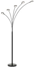 CAL Lighting BO-2873FL-5L-DB - 79" Height Metal Floor Lamp in Dark Bronze Finish
