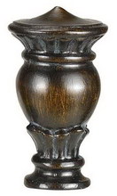 CAL Lighting FA-5003B - 0.88" Height Resin Finial