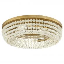 Cyan Designs 11942 - Ophelia 6 Light Flush Mount | Aged Brass
