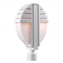 PLC Lighting 1831 WH - 2 Light Outdoor Fixture Synchro Collection