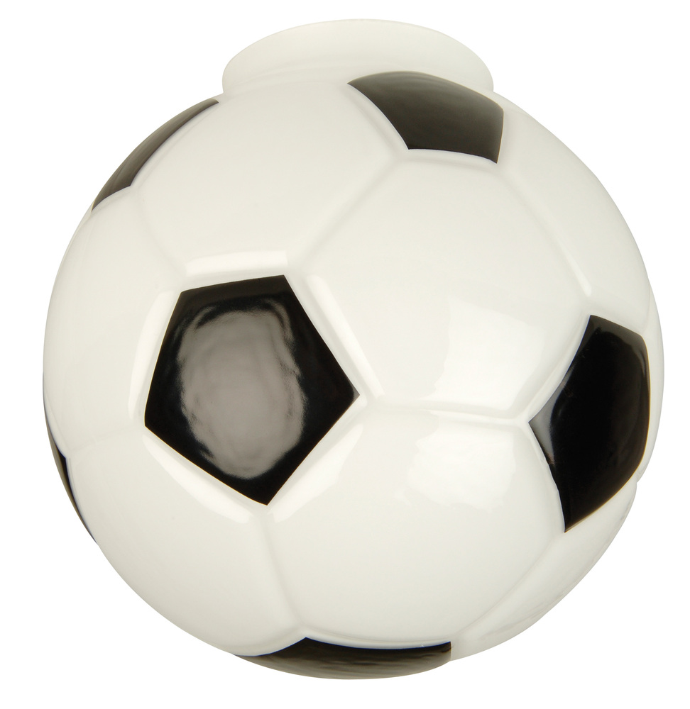 4" Glass- Soccer Ball