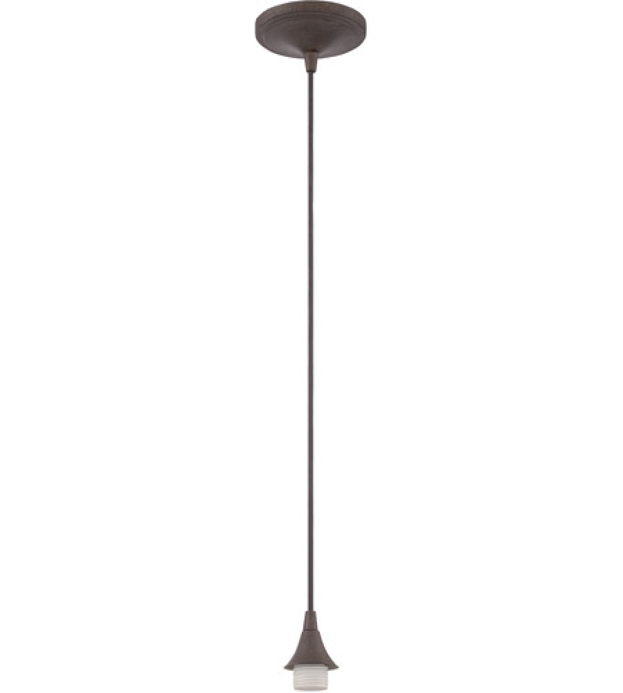 Design-A-Fixture 1 Light Mini Pendant Hardware in Aged Bronze