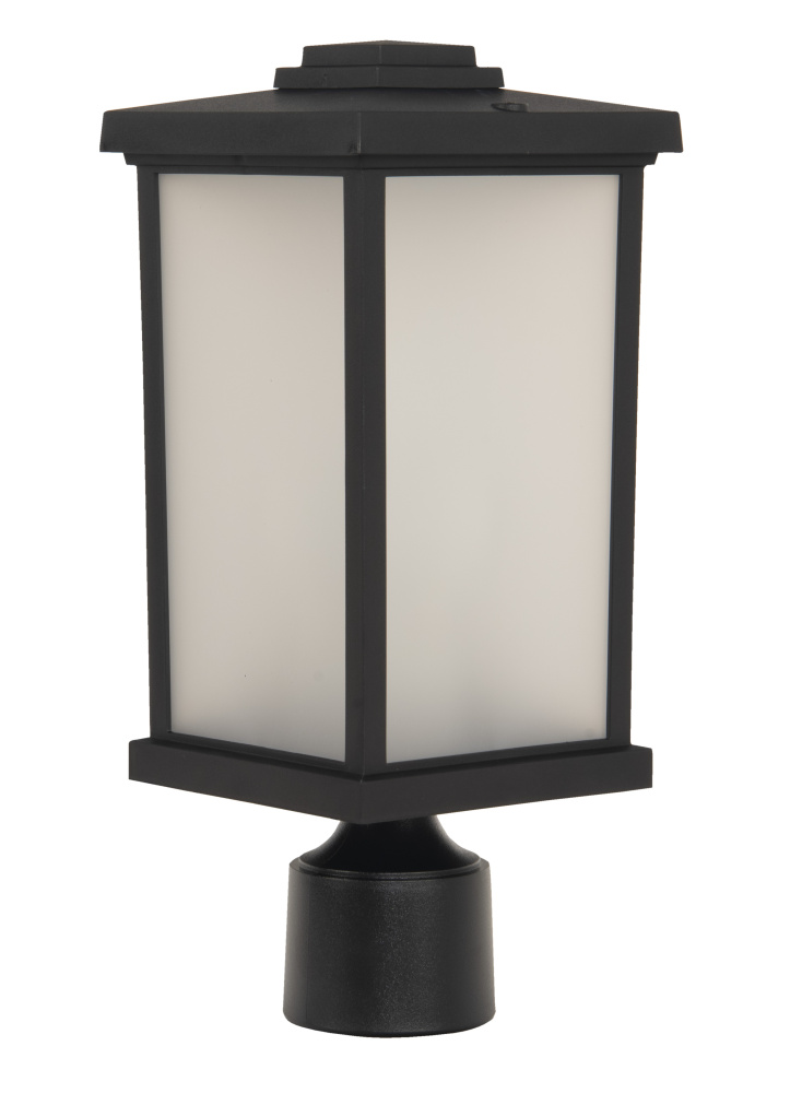 Resilience 1 Light 15" Outdoor Post Mount in Textured Black