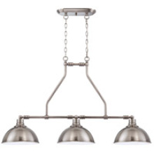 Craftmade 35973-AN - Timarron 3 Light Island in Antique Nickel