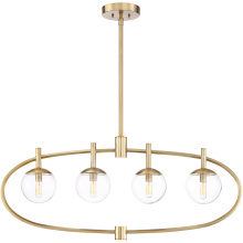 Craftmade 45574-SB - Piltz 4 Light Island in Satin Brass