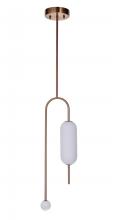 Craftmade 53892-SB-LED - Tuli LED Pendant in Satin Brass