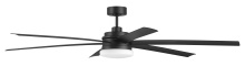 Craftmade CLZ72FB6 - Chilz 72" 6-Blade Indoor/Outdoor (Damp) Smart Ceiling Fan