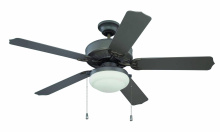 Craftmade END52ESP5PC1 - Enduro Plastic 52" 5-Blade Ceiling Fan with Light Kit in Espresso w/ Outdoor Brown Blades; Light