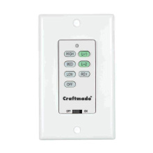 Craftmade ICS-WALL - Fan and Light Control, 1.5 Amp, Black Wall Control