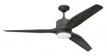 Craftmade MOB60AGV3 - Mobi 60" 3-Blade Indoor/Outdoor (Wet) Ceiling Fan in Aged Galvanized w/ Greywood Blades; Integra
