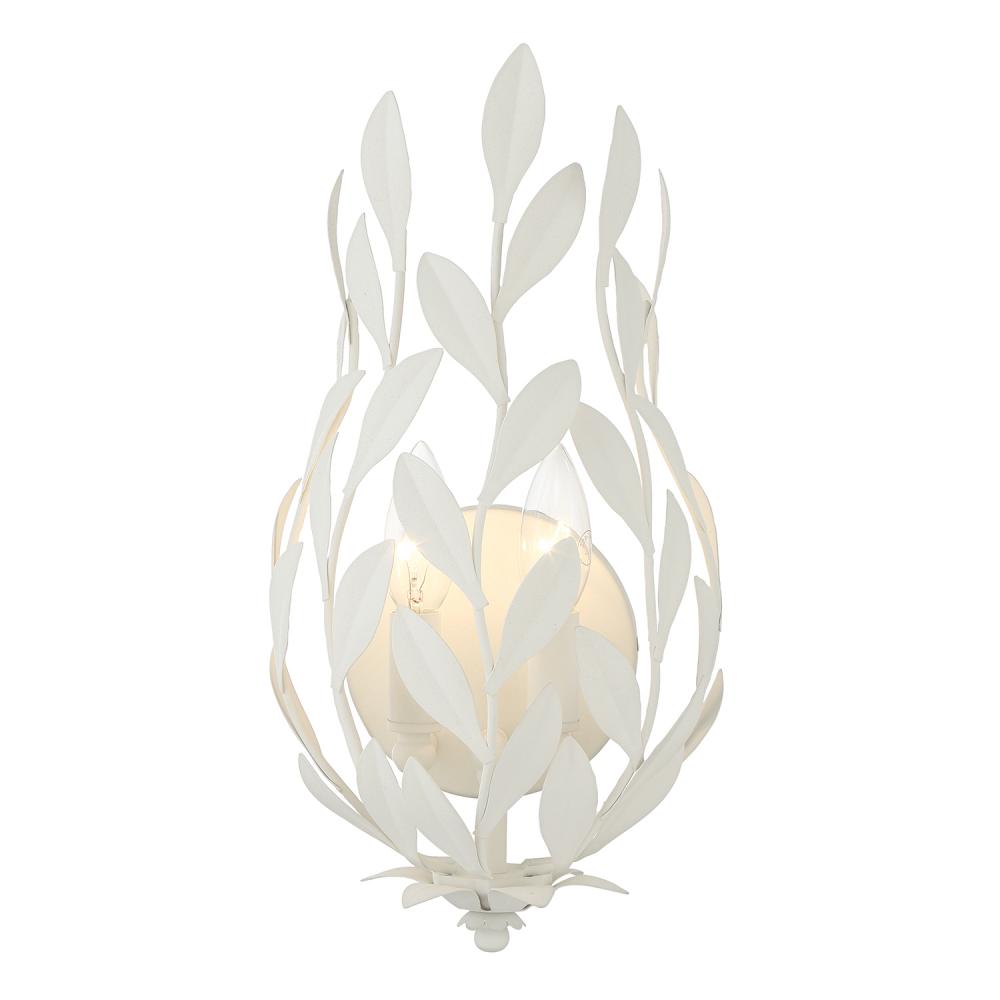 Broche 8.25'' Matte White Sconce