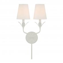Crystorama 562-MT - Broche 12'' Matte White Sconce
