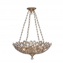 Crystorama 7587-DT - Sterling 5 Light Distressed Twilight Chandelier
