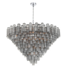 Crystorama ADD-329-CH-SM - Addis 62'' Polished Chrome Chandelier