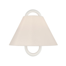 Crystorama JOJ-801-VG-MT - Jojo 11.75'' Vibrant Gold + Matte White Sconce