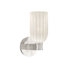 Crystorama LOT-711-PN - Lotus 5'' Polished Nickel Sconce