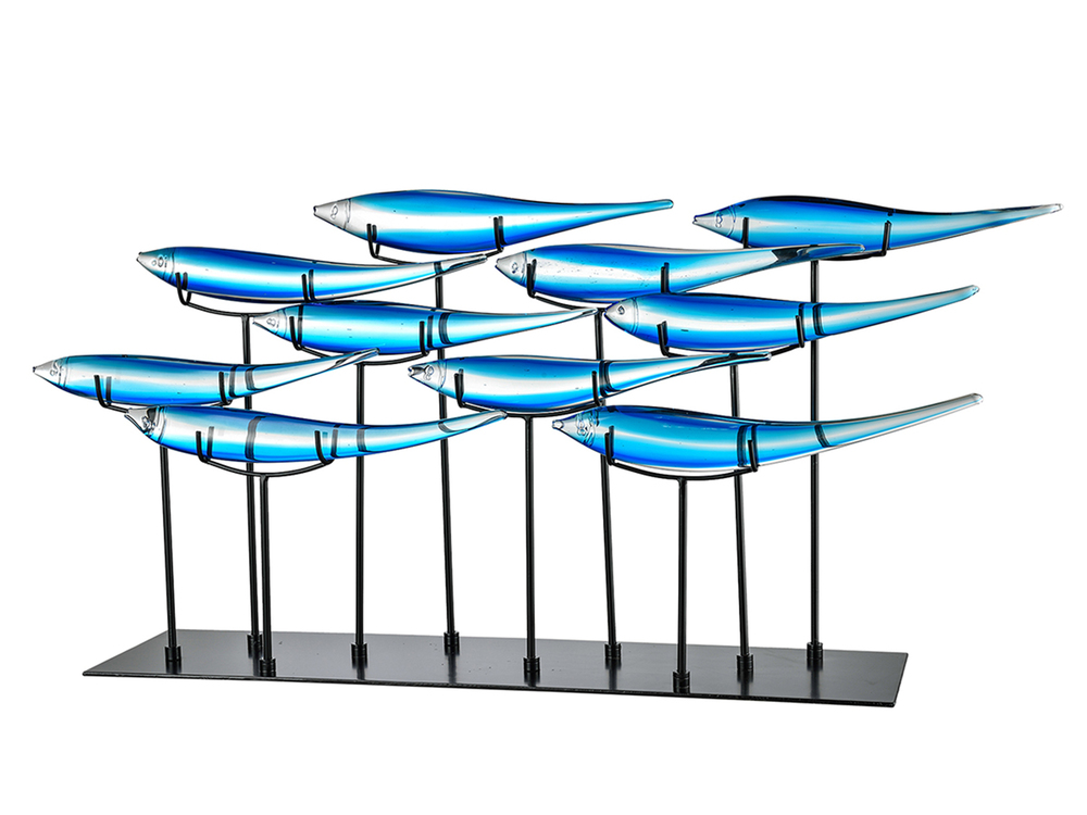 41X8X19 10 BLUE FISH