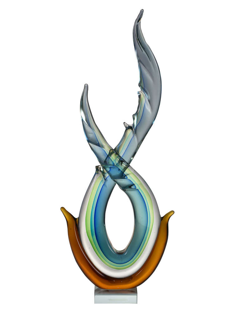 8.5X3X22 AQUA SCULPTURE