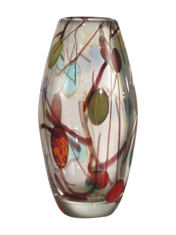 Lesley Hand Blown Art Glass Vase
