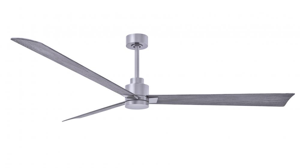 Alessandra - 72" Three Blade Transitional Ceiling Fan - Brushed Nickel Finish