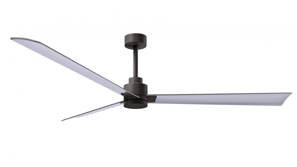 Alessandra - 72" Three Blade Transitional Ceiling Fan - Textured Bronze Finish