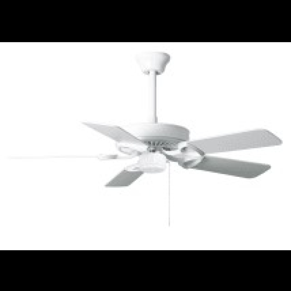 America - Ceiling Fan - Made in USA - White Body - 52" Blades