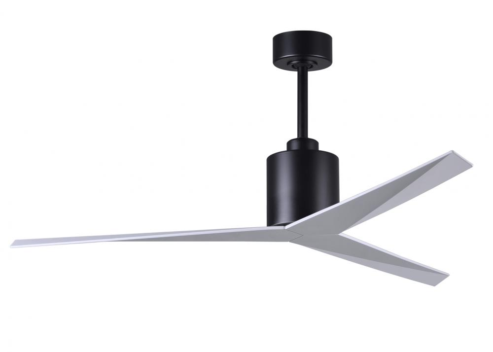 Eliza - Ceiling Fan - Matte Black Finish - Gloss White Blades