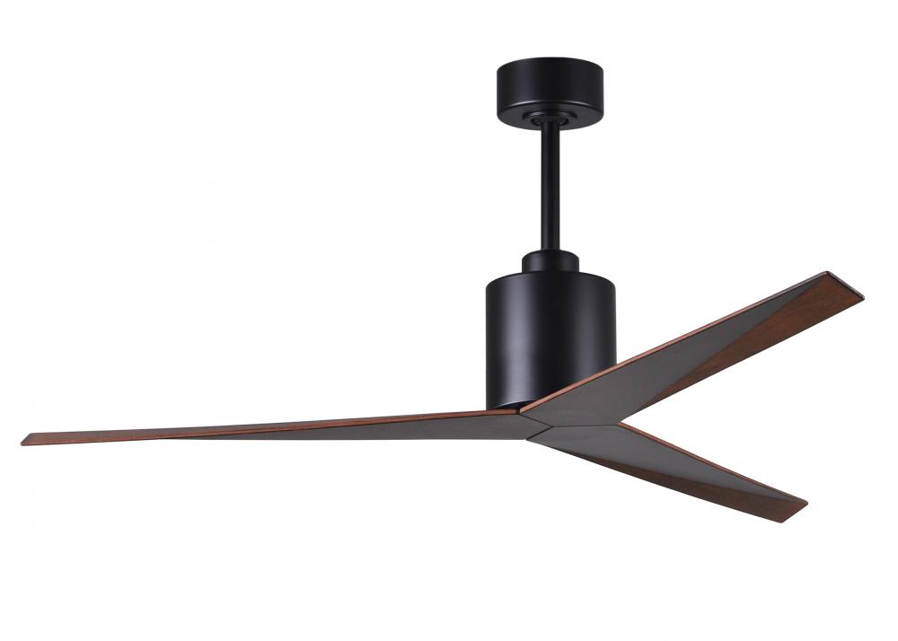 Eliza - Ceiling Fan - Matte Black Finish - Walnut Tone Blades