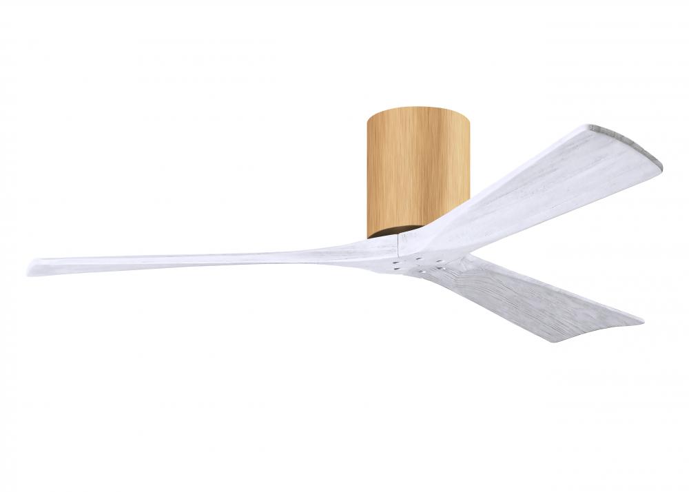 Irene - 3H - Light Maple - Matte White Blades - 52" Blades