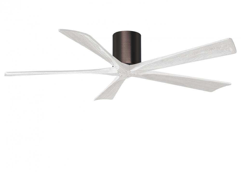Irene - 5H - Brushed Bronze - Matte White - 60" Blades