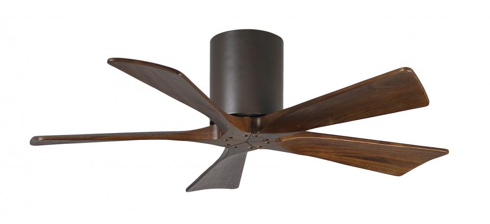 Irene - 5H - Textured Bronze - Walnut Tone Blades - 42" Blades