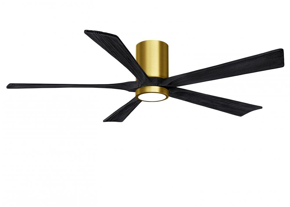 Irene - 5HLK - Brushed Brass - Black Blades - 60" Blades
