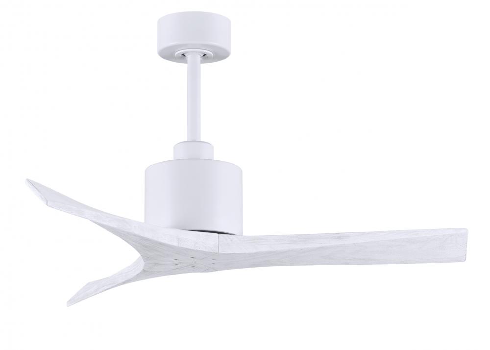 Mollywood - 42" Ceiling Fan - Matte White Finish - Matte White Blades