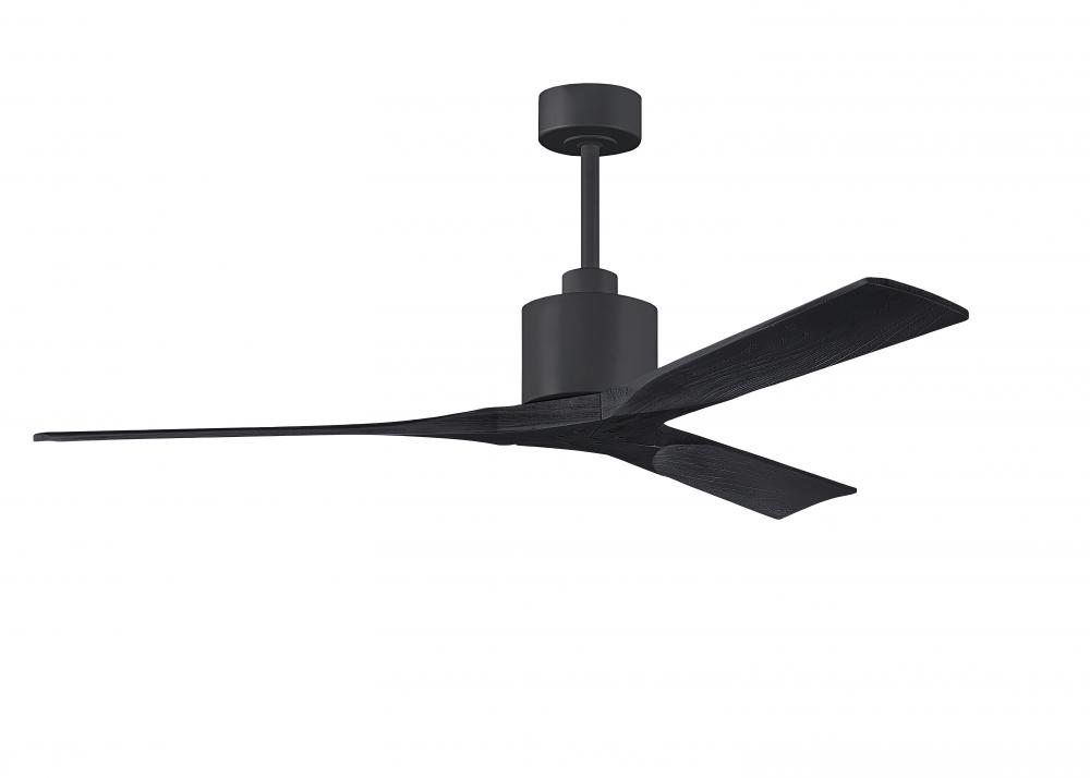 Nan - 60” Ceiling Fan - Matte Black Finish - Matte Black Blades