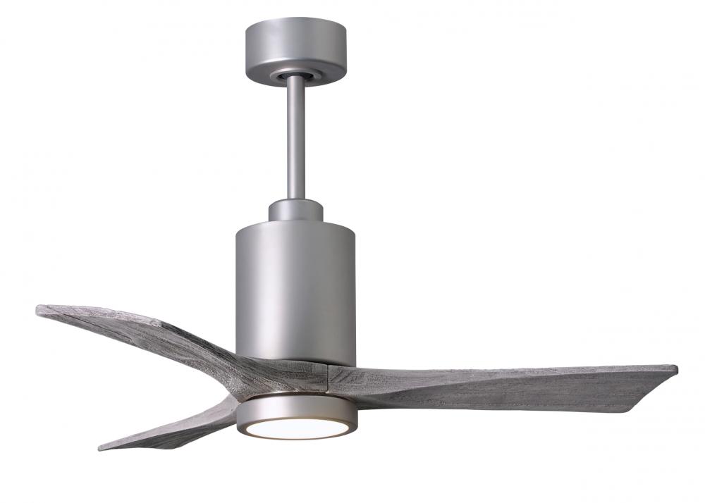 Patricia-3 - 42" Three Blade Ceiling Fan - 5CCT Integrated LED - Brushed Nickel Finish