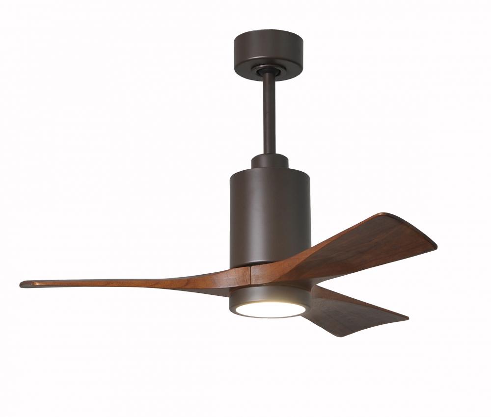 Patricia-3 - 42" Three Blade Ceiling Fan - 5CCT Integrated LED - Textured Bronze Finish