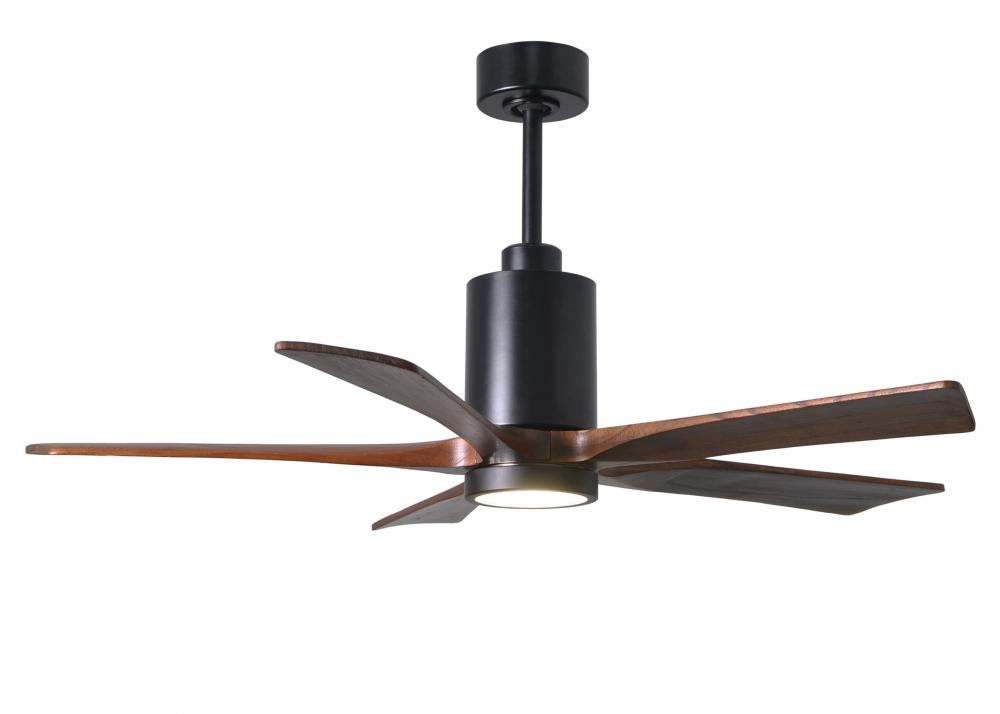 Patricia-5 - 52" Five Blade Ceiling Fan - 5CCT Integrated LED - Matte Black Finish