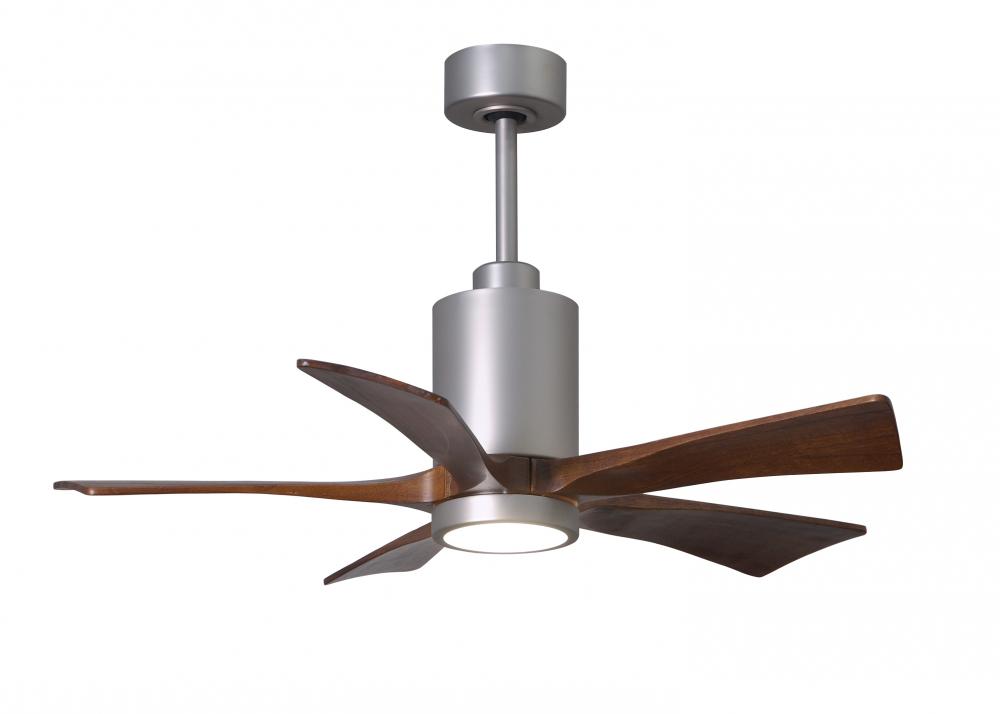 Patricia-5 - 42" Five Blade Ceiling Fan - 5CCT Integrated LED - Brushed Nickel Finish