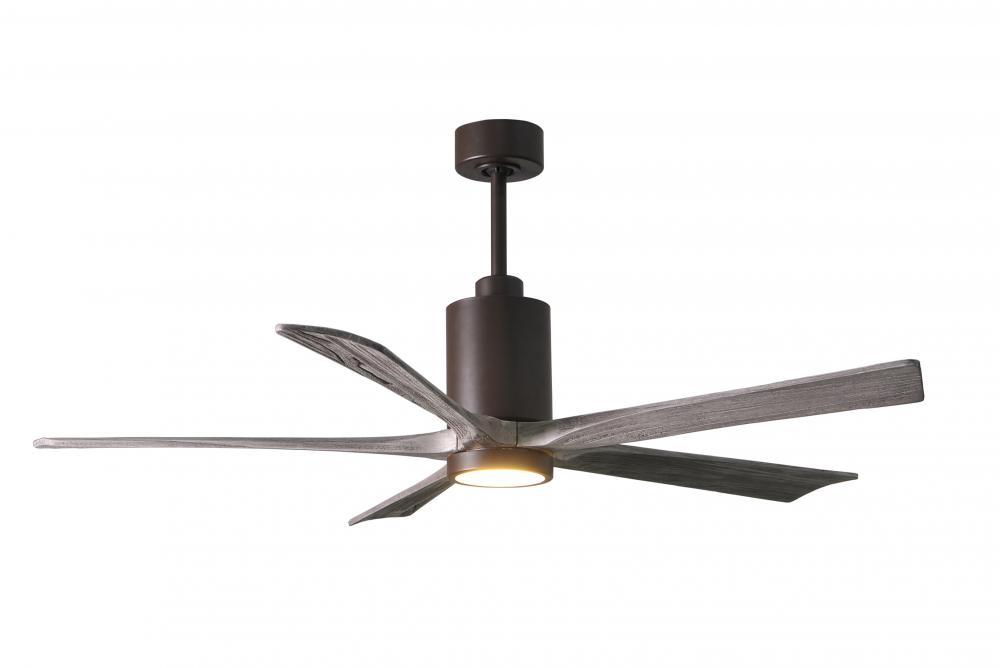 Patricia - 5 - 60" Five Blade Ceiling Fan - 5CCT Integrated LED - Textured Bronze Finish