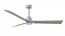 Matthews Fan Company AK-BN-GA-56 - Alessandra - 56" Three Blade Transitional Ceiling Fan - Brushed Nickel Finish