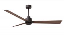 Matthews Fan Company AK-TB-WN-56 - Alessandra - 56" Three Blade Transitional Ceiling Fan - Textured Bronze Finish