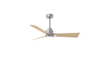 Matthews Fan Company AKLK-BN-LM-42 - Alessandra - 42" Three Blade Transitional Ceiling Fan - 5CCT Integrated LED - Brushed Nickel Fin