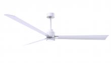 Matthews Fan Company AKLK-MWH-MWH-72 - Alessandra - LK - Matte White - Matte White Blades - 72" Blades - 10" Downrod